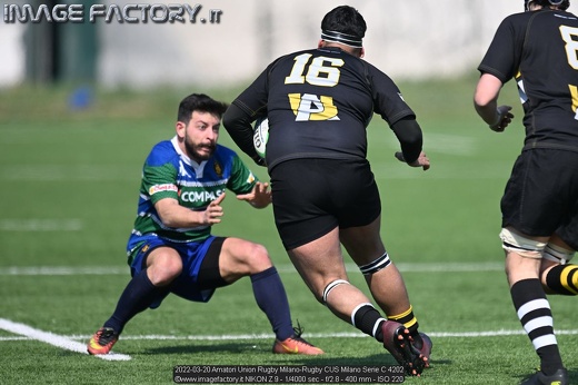 2022-03-20 Amatori Union Rugby Milano-Rugby CUS Milano Serie C 4202